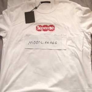 LV x supreme box logo size L